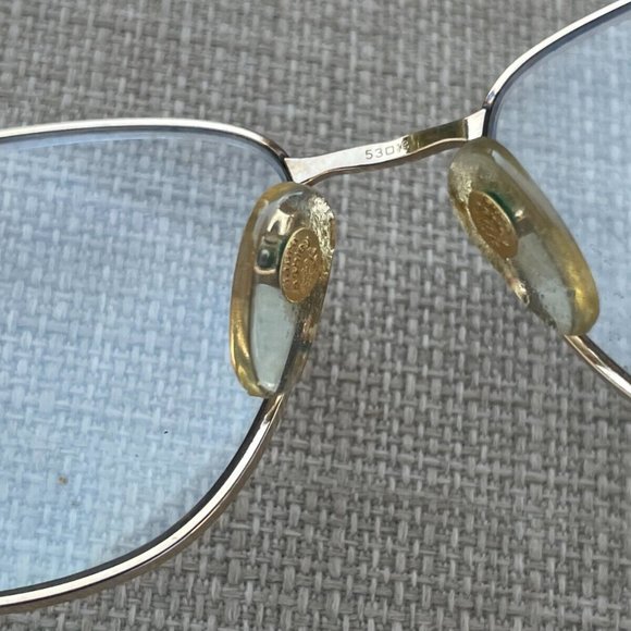 Laura Ashley Ladies Eyeglasses Frame TOPAZ Gold Tone Glasses 55[]18 135 - Picture 5 of 12
